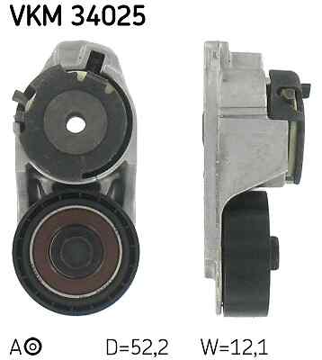 Tensioner pulley ribbed belt - tensioner,