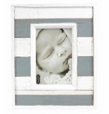 Grey & White Wooden Coastal
