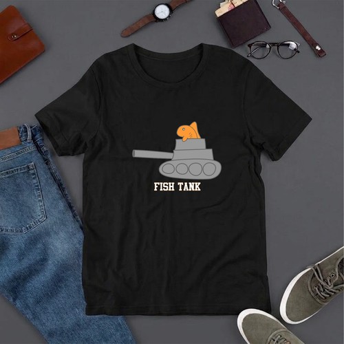 Fish tank shirt - tank, t-shirt