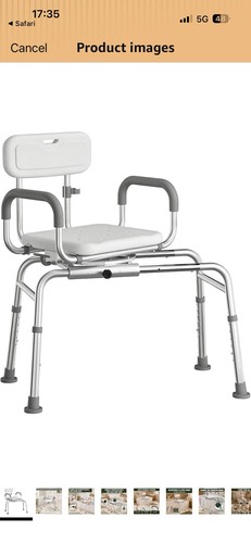 Newtry sliding shower - sliding, chair