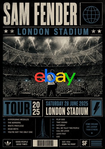 Sam fender london stadium 2025 - london,