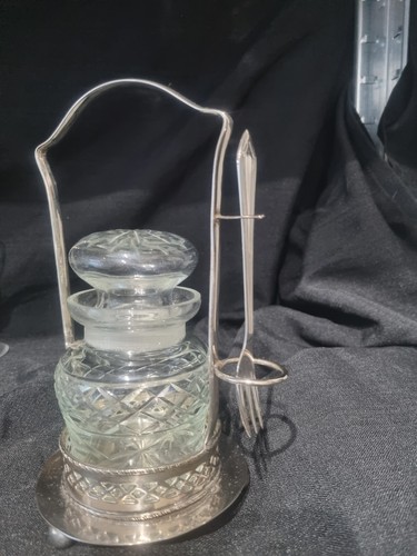 Vintage pickle jar cut - cut, &