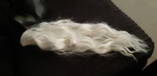 PONYTAIL Clip In On Hair Extensions White Blonde #60M REVERSIBLE 4 Styles