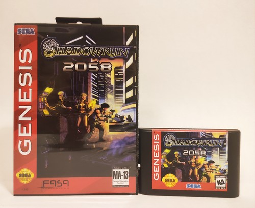 Shadowrun 2058 for sega - shadowrun,
