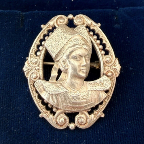 Vintage french brooch pin - brooch,
