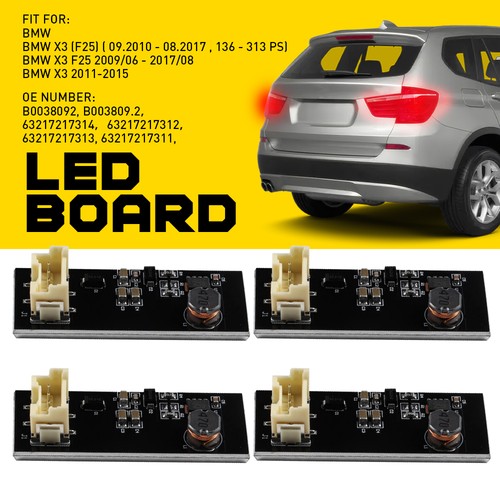 4pcs for bmw f25 rear - x3, led