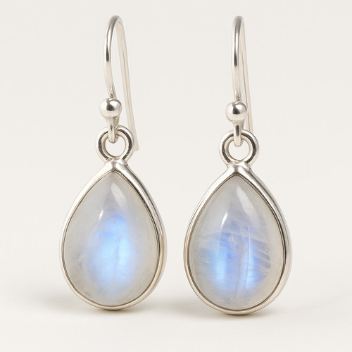 Rainbow moonstone teardrop - rainbow,