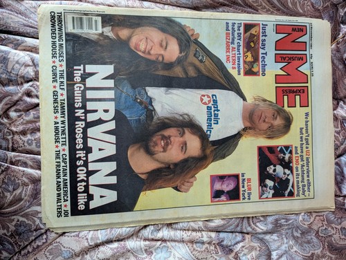 Vintage nme magazine nov 1991 - vintage,