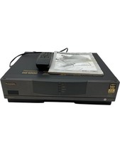 PANASONIC NV-HS1000 Super VHS Video Cassette Recorder With Remote and Manual