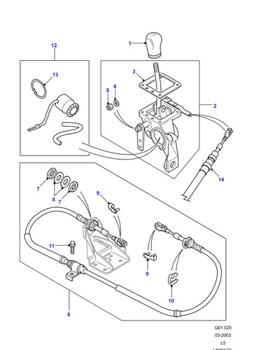 Land rover genuine cable - rover,