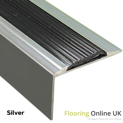 Aluminium stair nosing edge - aluminium,