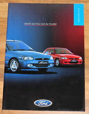 1999-2000 FORD ESCORT Mk6 FLIGHT & FINESSE ESCORT Sales Brochure 1.6i 16V, 1.8TD