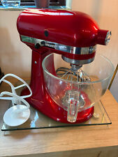 **KITCHENAID ARTISAN  5KSM156 TILT HEAD 4.8L, CANDY APPLE MIXER, SUPERB COND**