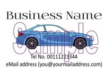Business Cards Car Valet
