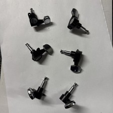 Schaller M6 Vintage Tuning Machine Heads Black