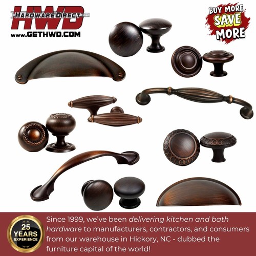 Cabinet pulls knobs oil rubbed - cabinet,