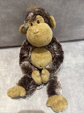 Aurora Cheeky Charlie Brown Hanging Monkey Plush Toy 35 Cm