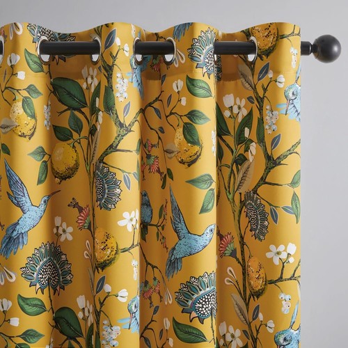 Topfinel curtains mustard - topfinel,