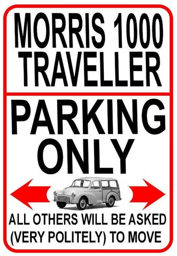 Morris 1000 traveller parking - morris,