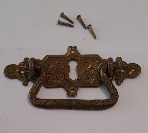Unusual antique brass - unusual, drawer