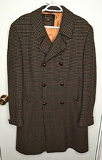 Vtg Mens Crombie Saxony wool