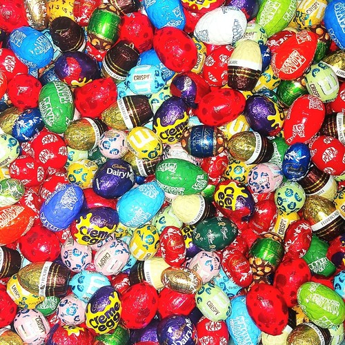 Chocolate mini eggs x100 creme - chocolate,