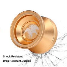 Aluminum Alloy YoYo Ball Unresponsive YoYo Golden YoYo With 3pcs Replacement BST