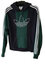 Adidas Men's Small Hoodie Green Blue and White. Good Condition