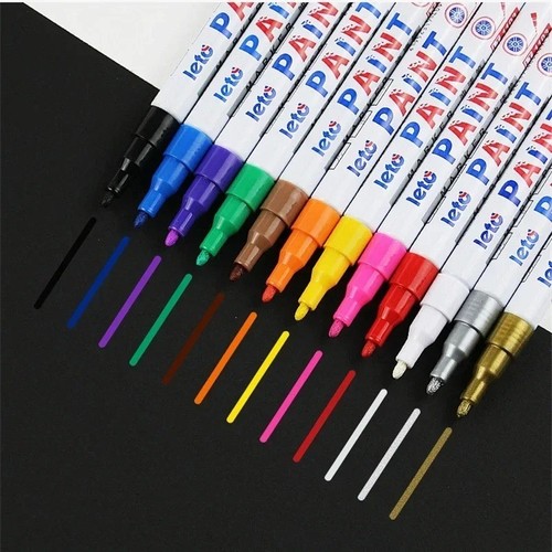 12x colours paint marker - 12x,