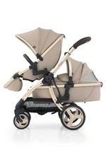 Egg 2 Feather Pram with Stroller, Foot Muff, and Pram Liner Carrycot Bundle