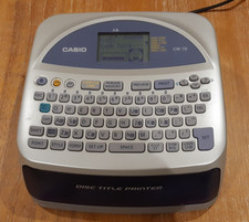 Casio disc CD title printer CW-75  - boxed - with cables and instructions