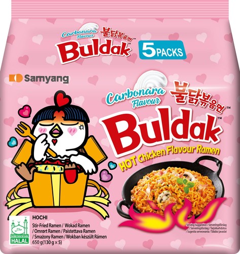 Samyang hot chicken carbonara - samyang,