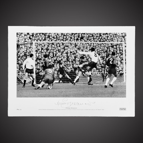 Jimmy greaves signed tottenham - jimmy,