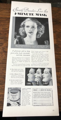 1942 ponds vanishing cream - 1942, /