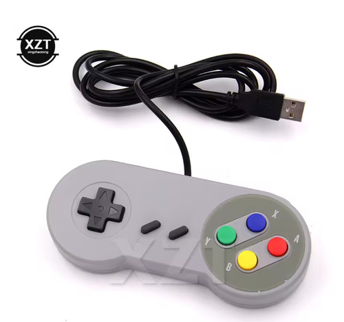 Snes style usb button game - button,