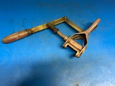 Vintage Old Corker Brass Wine Bottle Press Cork Stopper Driver Plunger Inserter