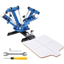 4-color 1-station Screen Printing Press T-shirt Printing Equipment