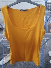Zara Size M (Size 12) mustard