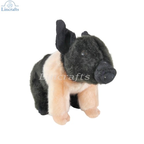 Pig black pink plush soft - black/pink, toy
