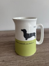 Milk Jug Creamer Daschund Repeat Repeat Silhouette Design