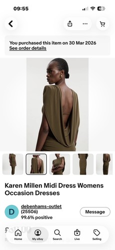 Karen millen bnwt draped - karen, dress