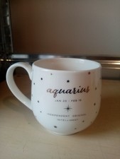 Aquarius Star Sign Tea Coffee Cup Mug - NO RES BARGAIN BUY!!