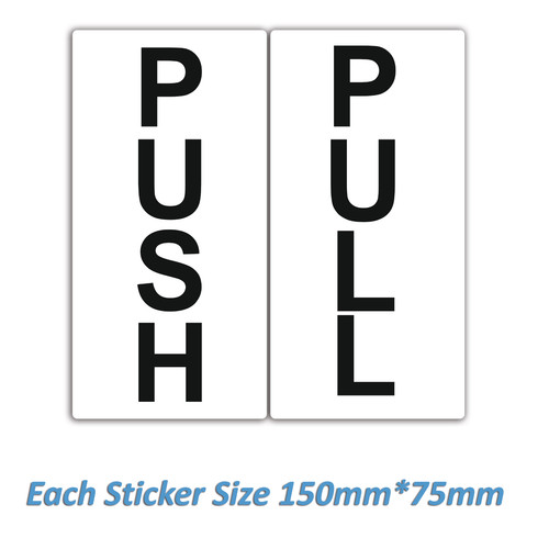 Push pull door - push,