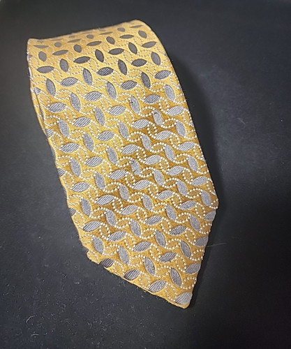 Charvet silk tie gold - silk,