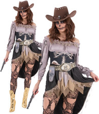 Skeleton saloon girl costume - saloon,