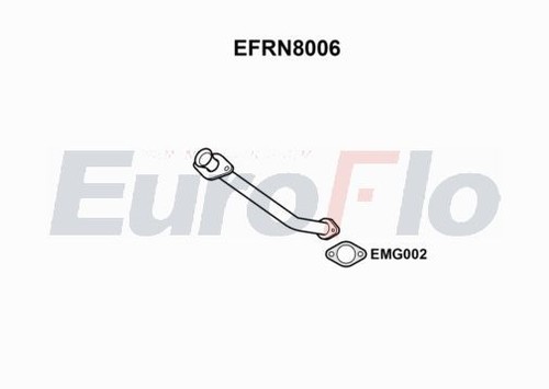 Pipe front exhaust - front, system