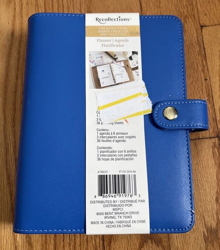 Personal planner recollections - planner,