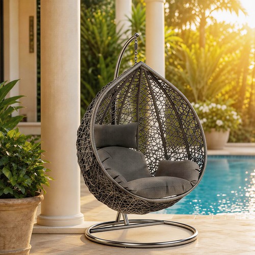 Rattan swing egg chair - swing,