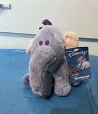 Disney Pooh's Heffalump Movie Purple Lumpy Soft Toy Plush 7" With Tag