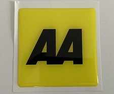AA BADGE DOMED RESIN SQUARE